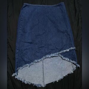 Denim Midi Skirt